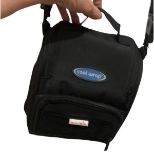 Munchkins Black lunchbox kids, or adults 11 x 8  adjustable strap Picnic snacks